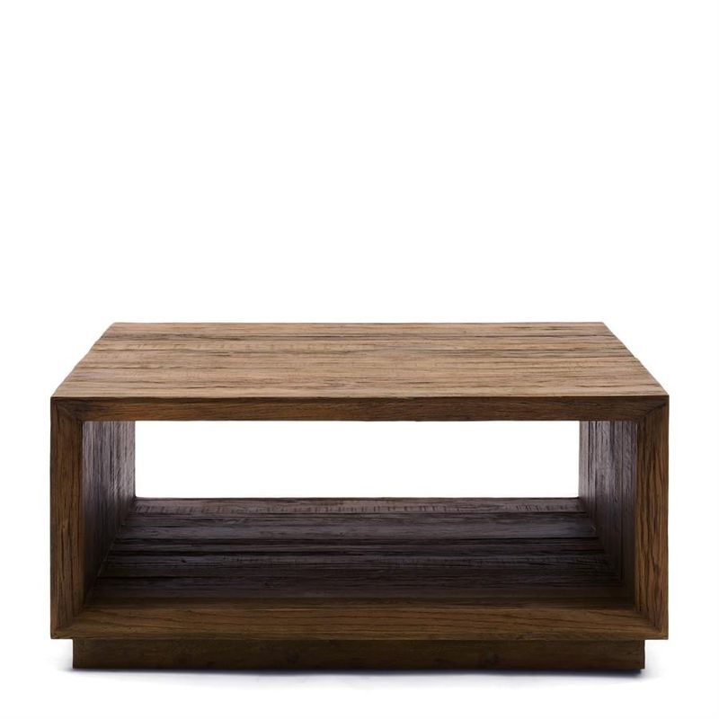 Riviera Maison Mukaab soffbord 90x90 cm brun