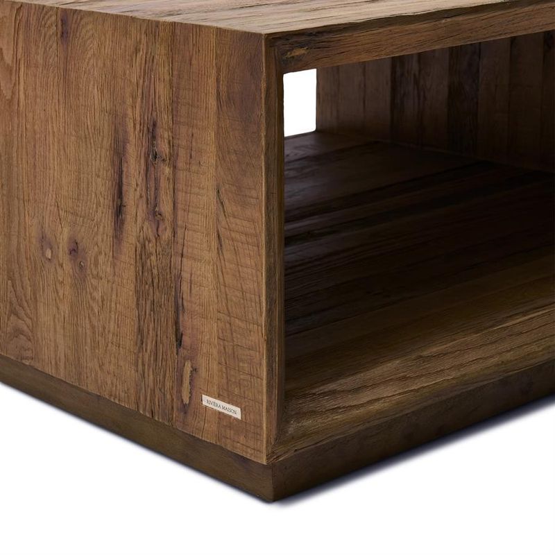 Riviera Maison Mukaab soffbord 90x90 cm brun