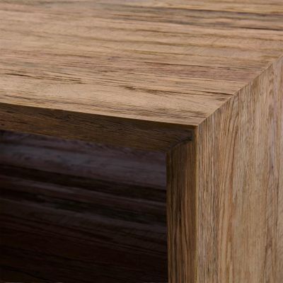 Riviera Maison Mukaab soffbord 90x90 cm brun