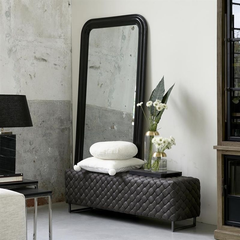 Riviera Maison Place Vendôme spegel 220x100 cm svart