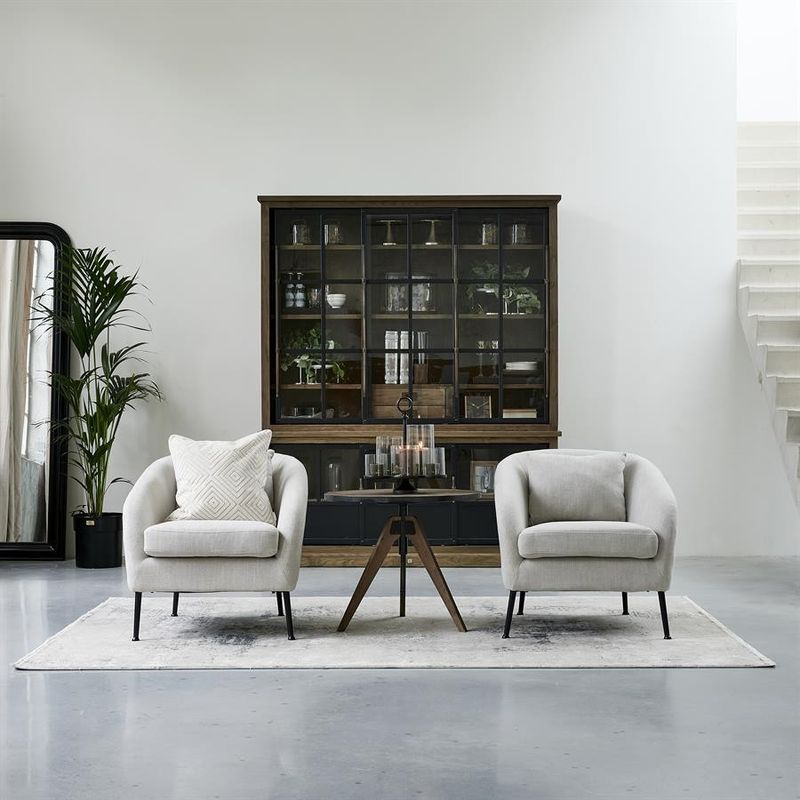 Riviera Maison Hoxton skåp 180x45x220 cm brun