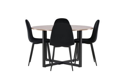 Venture Home Matgrupp Durango med 4st matstolar Polar