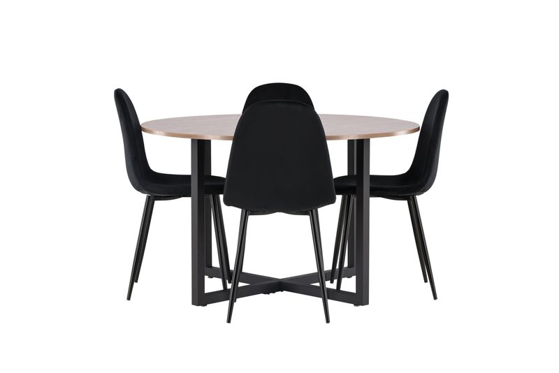 Venture Home Matgrupp Durango med 4st matstolar Polar