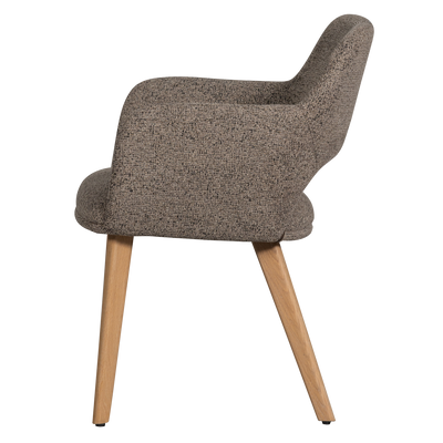 WOOOD Murat Matstol Mullvad med Träben 2 st