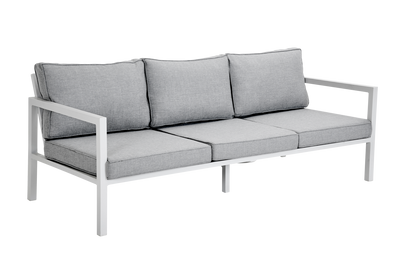 Brafab Belfort 3-sitssoffa Vit/Pearl Grey
