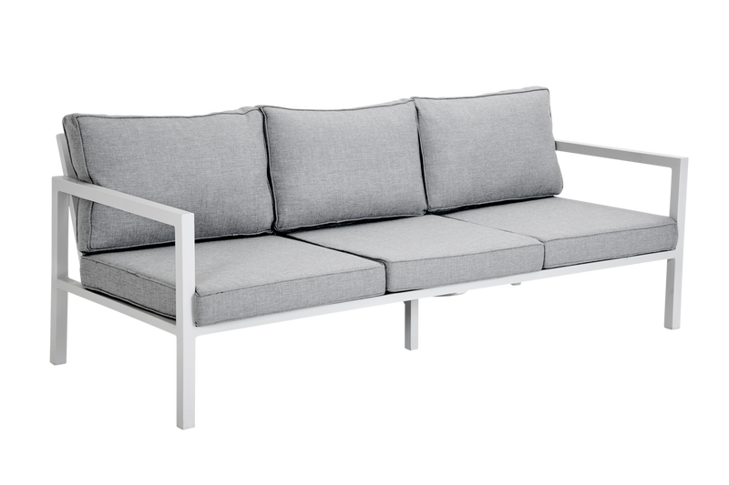 Brafab Belfort 3-sitssoffa Vit/Pearl Grey