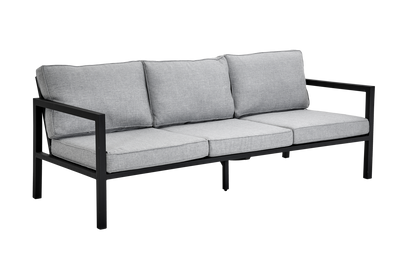 Brafab Belfort 3-sitssoffa Svart/Pearl grey