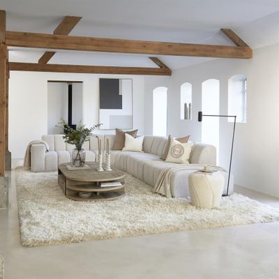 Riviera Maison Cecil matta 230x160 cm gräddvit