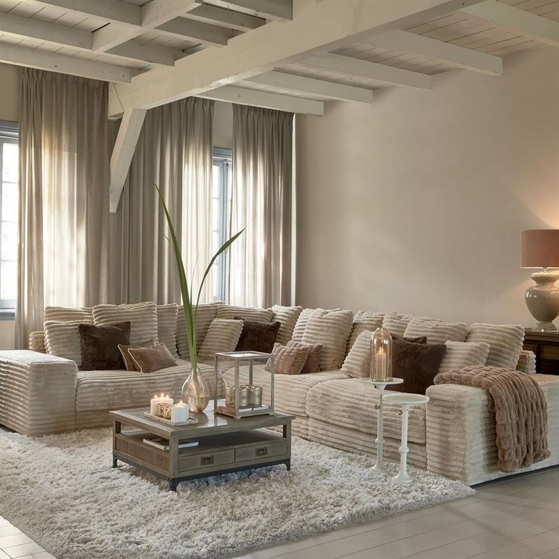 Riviera Maison Cecil matta 230x160 cm gräddvit