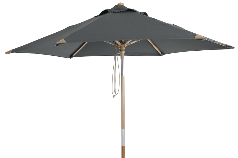 Brafab Trieste parasoll Natur/grå 250 cm