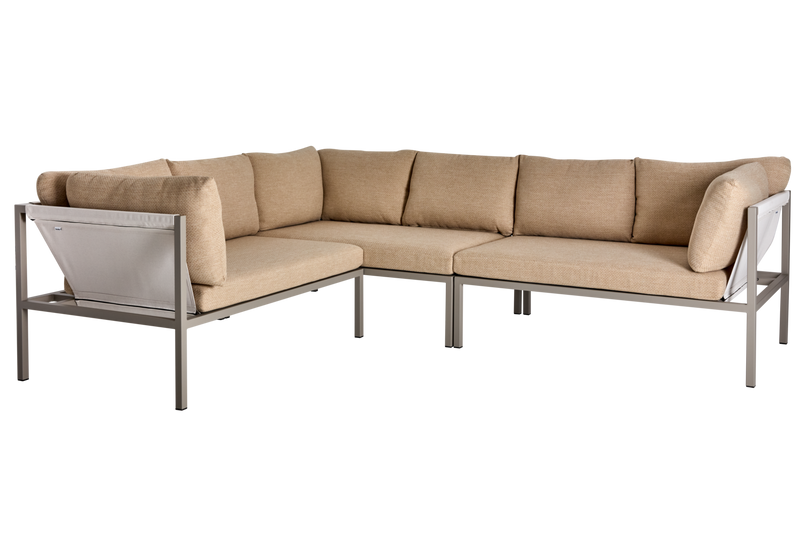 Brafab Allie Hörnsoffa Khaki/Barley