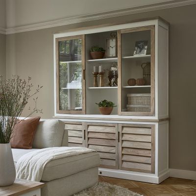 Riviera Maison Pacifica bufféskåp 180x45x220 cm brun
