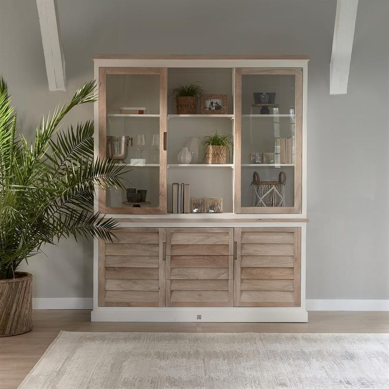 Riviera Maison Pacifica bufféskåp 180x45x220 cm brun