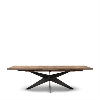Riviera Maison Falcon Crest matbord 220/270/320x100 cm svart