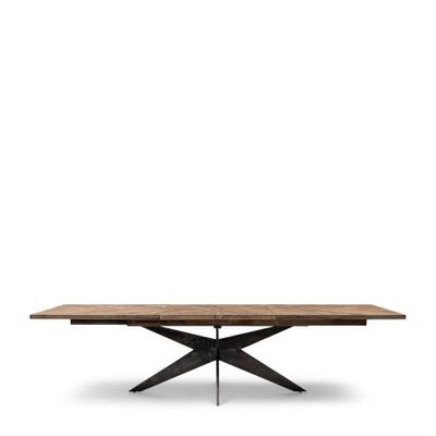 Riviera Maison Falcon Crest matbord 220/270/320x100 cm svart