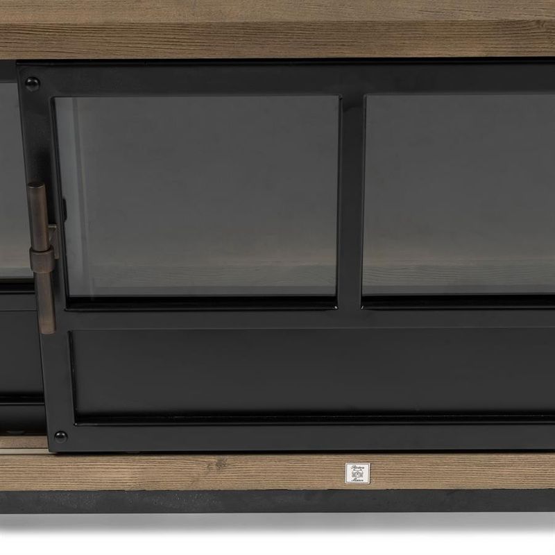 Riviera Maison Hoxton mediebänk 190x42 cm brun