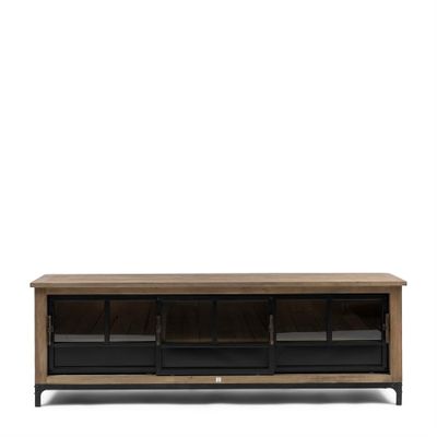 Riviera Maison Hoxton mediebänk 190x42 cm brun