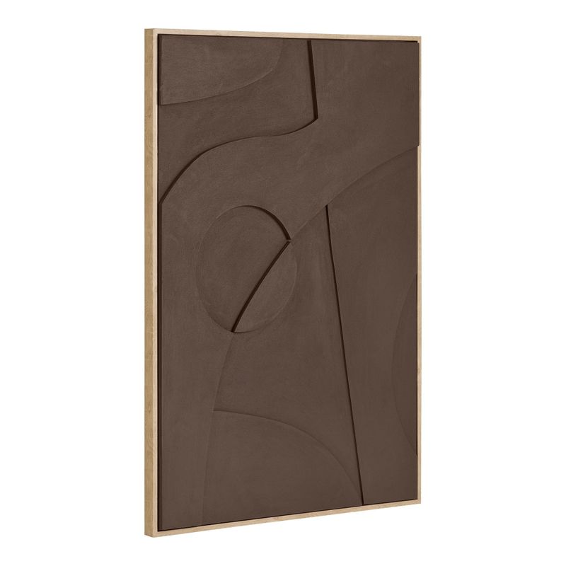 House Nordic Isabella Relief Väggdekoration - Brun, 60x90 cm