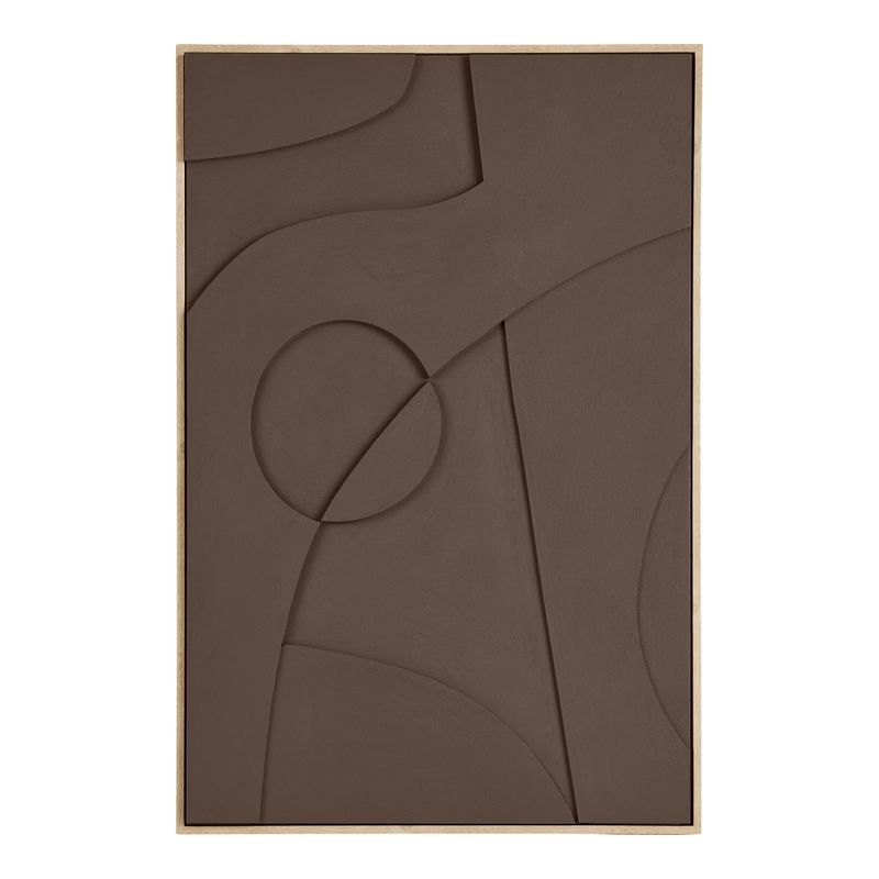 House Nordic Isabella Relief Väggdekoration - Brun, 60x90 cm