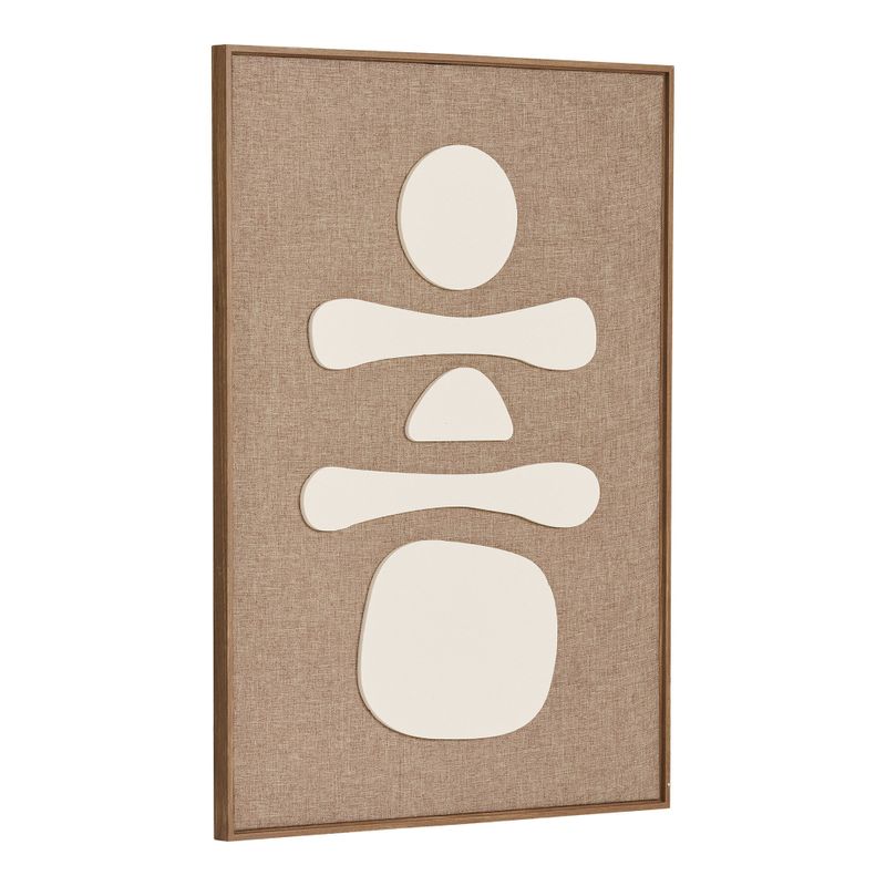 House Nordic Diva Relief Väggdekoration - Brun/Beige, 50x70 cm