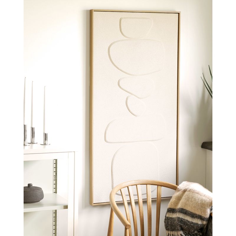 House Nordic Victoria Relief Väggdekoration - Beige, 60x120 cm