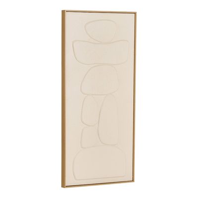 House Nordic Victoria Relief Väggdekoration - Beige, 60x120 cm