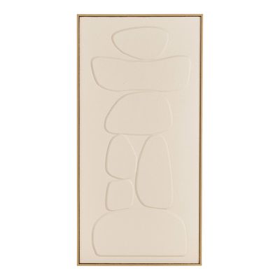 House Nordic Victoria Relief Väggdekoration - Beige, 60x120 cm