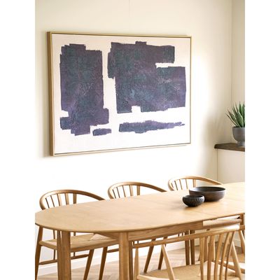 House Nordic Edna Canvas Print med handmålade detaljer