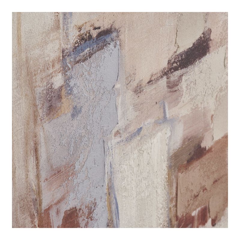 House Nordic Inez Canvas Print med handmålade detaljer - Canvastavla, sandbeige, 100x150 cm
