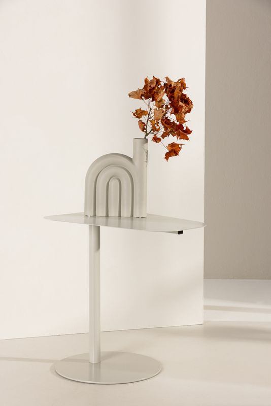 Venture Home San Jose Sidobord i Beiget Stål