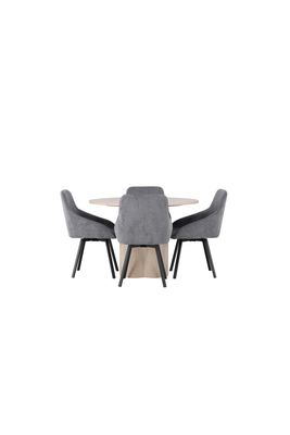 Venture Home Matgrupp Olivia med Stolar Rosie