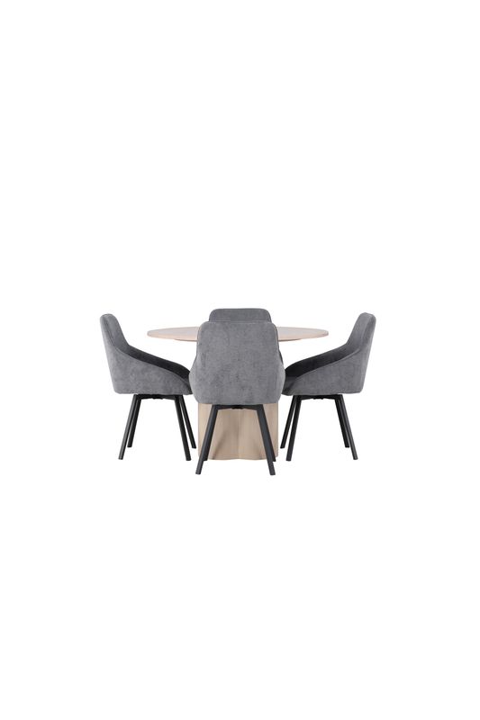 Venture Home Matgrupp Olivia med Stolar Rosie