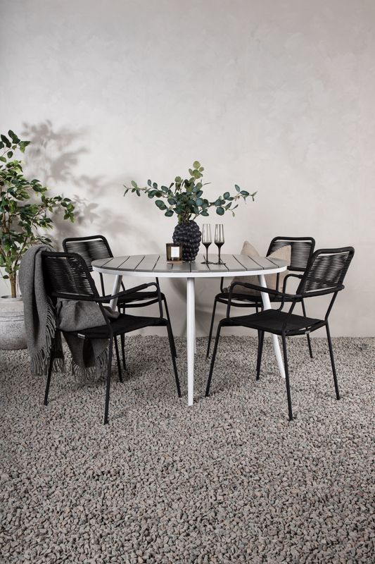 Venture Home Break Rund Matgrupp