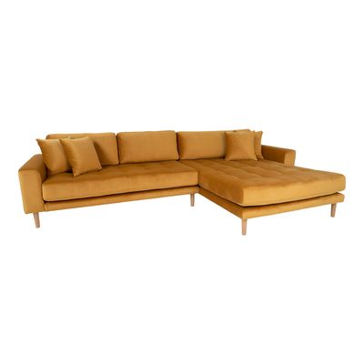 House Nordic Lido Loungesoffa Senapsgul Gul