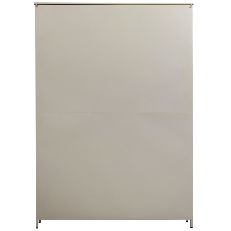 WOOOD Exhibit XL 3-Dörrars Vitrinskåp i Metall, Sand