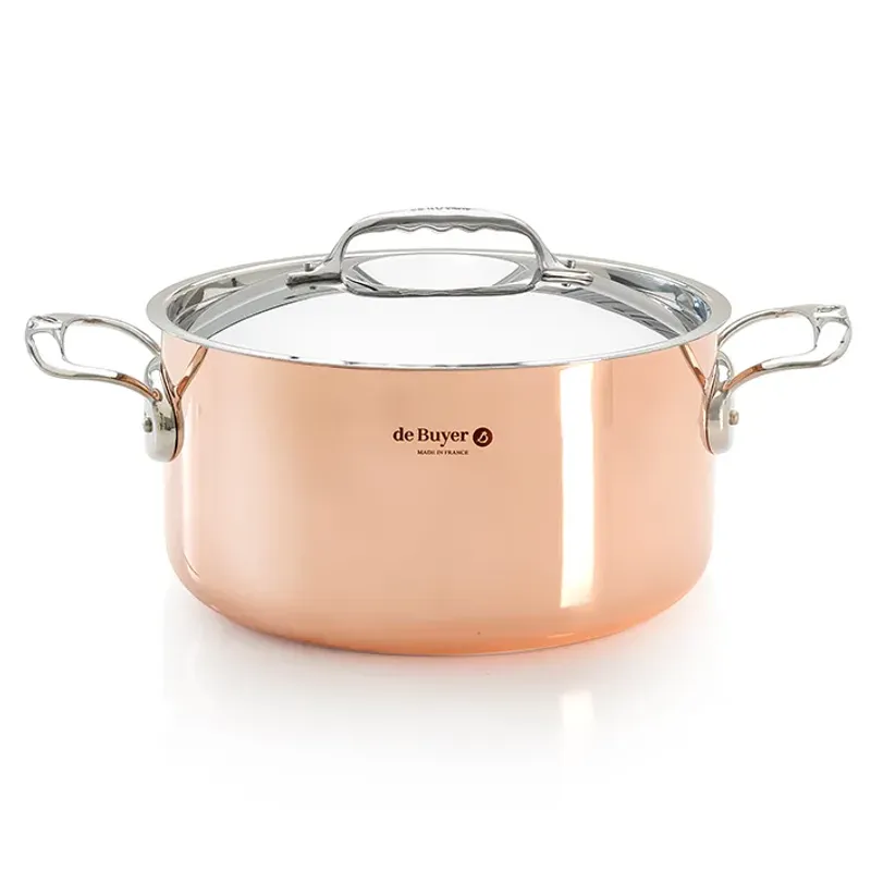 De Buyer Prima Matera gryta med lock induktion 28 cm