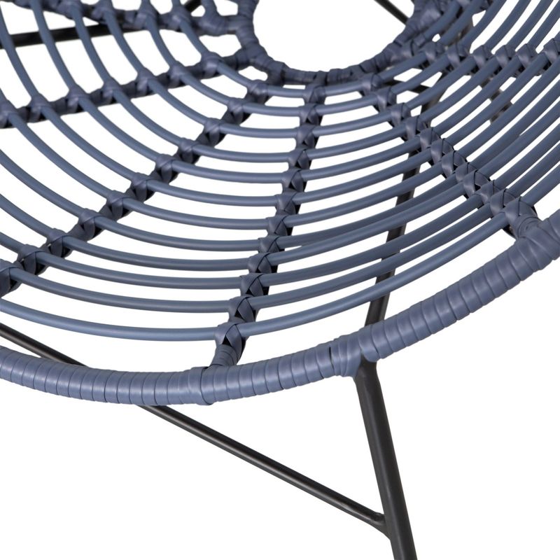 WOOOD Jane Loungestol Trädgård Inkt 2 st