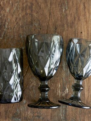 Creative Collection Asana Dricksglas, Grå, Glas - 12-pack
