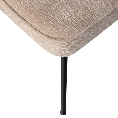 WOOOD Vogue Matstol 3D Chenille Sand, 2 st