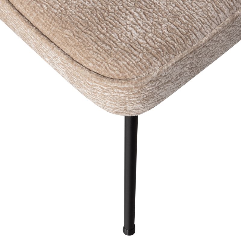 WOOOD Vogue Matstol 3D Chenille Sand, 2 st