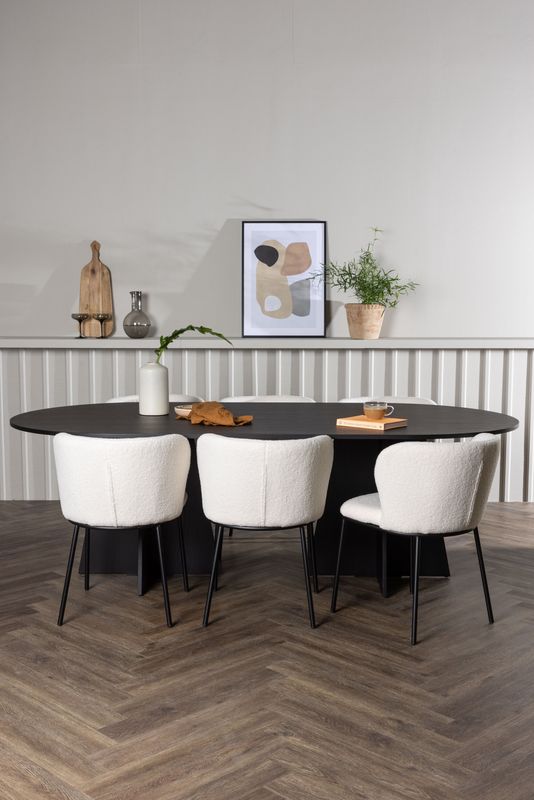 Venture Home Matgrupp Bootcut med Stolarna Edina