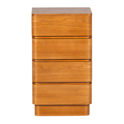 WOOOD Fejo byrå med 4 lådor i brun MDF