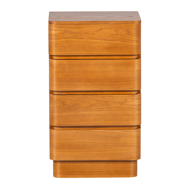 WOOOD Fejo byrå med 4 lådor i brun MDF