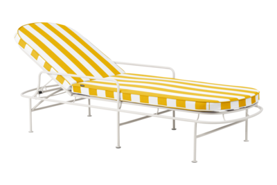 Brafab Arts Solsäng Soft White / Yellow Stripes