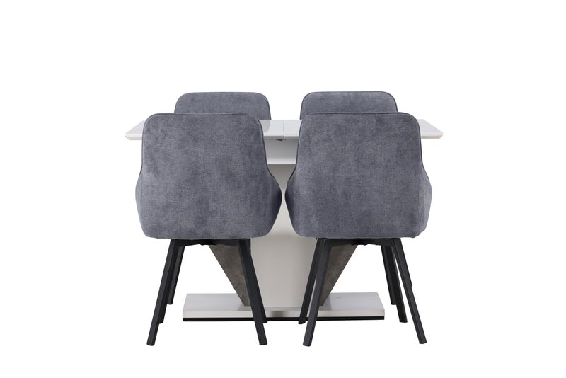 Venture Home Matgrupp Disa med Stolarna Rosie