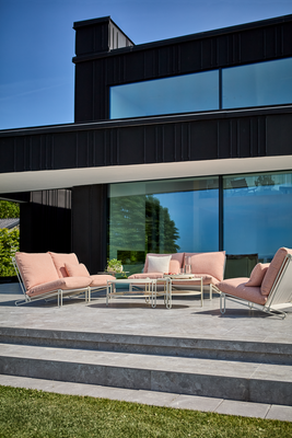 Brafab Blixt Soffbord 85 cm Pearl White