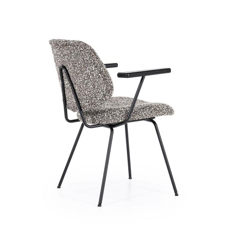 Eleonora Stol Jon med Armstöd - Taupe Maywood Mullvad