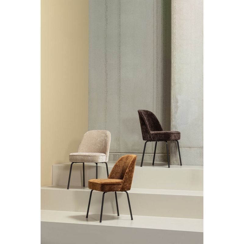 WOOOD Vogue Matstol 3D Chenille Sand, 2 st