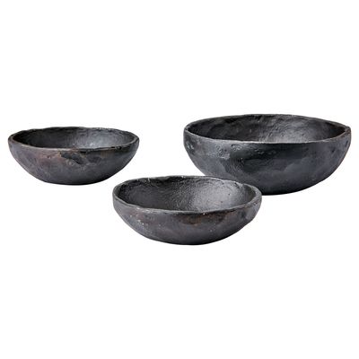Affari of Sweden ODIN Skål 8 cm, set om 3, Svart