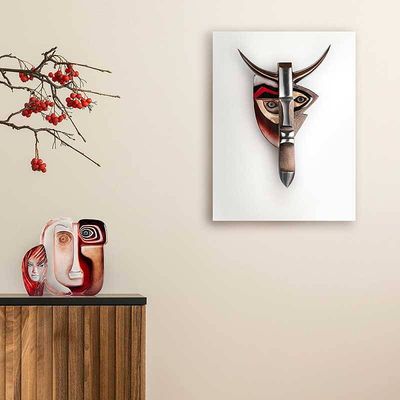 Målerås Tyr II Ltd Ed 49ex Väggskulptur